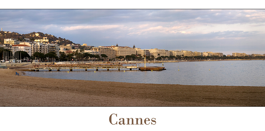 Cannes im Abendlicht